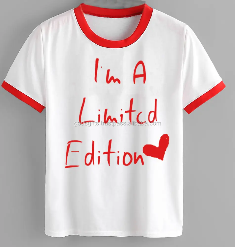 OEM Custom Printed T-shirts India Polyester 25%cotton 50% Viscose