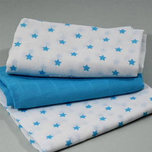 Simple Printed Muslin Swaddle <b>Blanket</b> | Soft Cotton Newborn Receiving Wrap Breathable Nursery Bedding Custom Baby <b>Blanket</b> Use - Product Image 1