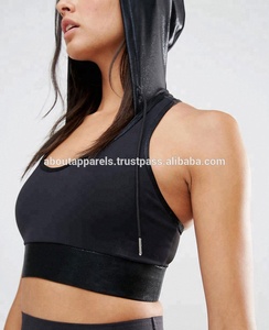 Top corto de microfibra de alta calidad para niñas, decoración de bordado de encaje transpirable, camiseta sin mangas de talla grande, impresión por sublimación Sexy - Product Image 3