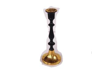 High Quality Two-Tone Black Gold <b>Taper</b> <b>Candle</b> <b>Holder</b> Cast Aluminium for Christmas Weddings Home Decoration - Product Image 3