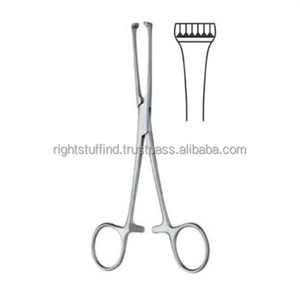 คีมหนีบจับเนื้อเยื่อ allis-5X6ฟันเครื่องมือผ่าตัดสเตนเลสคุณภาพสูงเครื่องมือทางการแพทย์ - Product Image 1