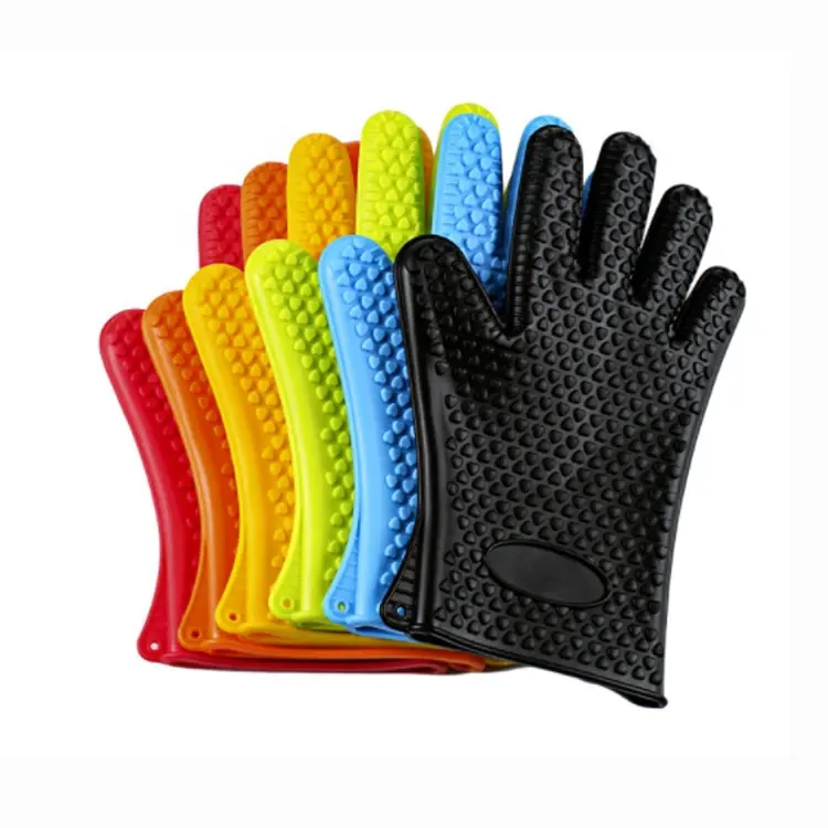 Amazon Hot Selling Silicone Hittebestendige Handschoenen