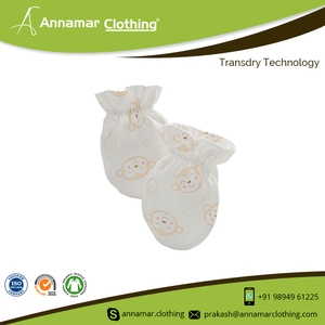 OEM Service Wholesale 100% Cotton Baby Mittens with Private Label - Product Image 2