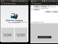 Software y Hardware para Sistema de Rastreo de Documentos RFID, Frecuencia 860-960MHz, Protocolo ISO18000-6C, Rango de Lectura de 1-2m, Interfaz BT --- SID