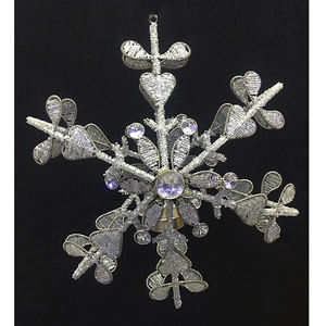 Portavelas votivo de cuentas de perlas de cristal para bolas de Navidad y adornos de árboles - Product Image 2