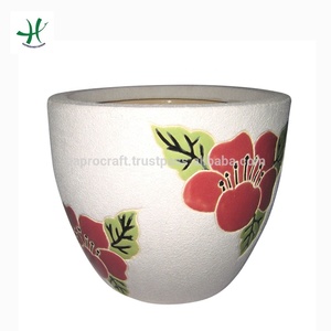 Nouveaux pots à fleurs en céramique, pots à fleurs de jardin d'intérieur et d'extérieur pour la décoration (HG 14-1233/3) - Product Image 2