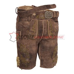 Trachten Goat Split Suede <b>Leather</b> High Quality Lederhosen for Oktoberfest Traditional Hosen German Clothes - Product Image 1