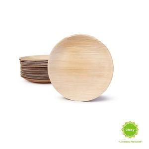 Assiettes Areca de couleur verte - Product Image 2
