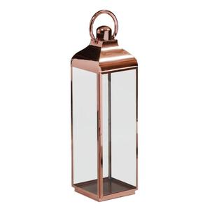 Rose <b>Gold</b> <b>Lantern</b> Made From Premium Quality Aluminum and Glass for Home Decoration Office Decoration Wedding Decoration - Product Image 3