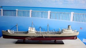Modèle de bateau en bois SS BUSHY RUN (T2-SE-A1) TANKER_ Modèle artisanal en bois - Product Image 3