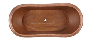 ยืนฟรีทองแดงอ่างอาบน้ำในมือโบราณทำทองแดงอ่างอาบน้ำที่มี100% ทองแดงบริสุทธิ์อ่างอาบน้ำ - Product Image 3