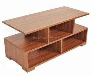 Table centrale et table basse Bluewud Victor au design amélioré avec étagères (personnalisation disponible) - Product Image 4