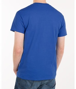 เสื้อยืดผู้ชายผ้าฝ้าย100% ระบายอากาศพิมพ์ลายสีพื้นขนาดใหญ่และสูงลำลองดีไซน์ล่าสุด - Product Image 2