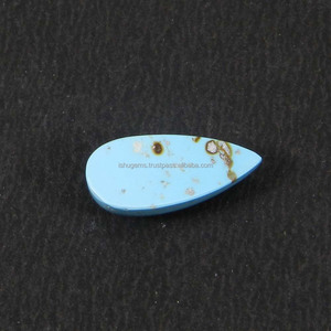 Turquesa Americana, Cabujón en Forma de Pera de 6.5x14.5mm, 3.50 Quilates, Gema Suelta para la Elaboración de Joyería - Product Image 4