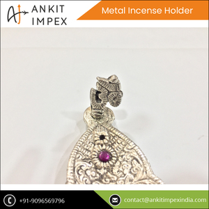 Top Quality Om Leaf Shaped Metal <b>Incense</b> <b>Sticks</b> <b>Holder</b> Exports in Large Quantity - Product Image 3