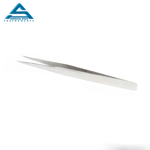 Pinzas de extensión de pestañas con recubrimiento en polvo de alta calidad de acero inoxidable con pinzas profesionales de logotipo privado - Product Image 4