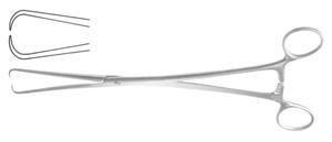 Pinzas de tenáculo Pozzi, pinzas uterinas Collin, instrumentos de ginecología rectos de 25cm, calidad alemana Mahersi - Product Image 4