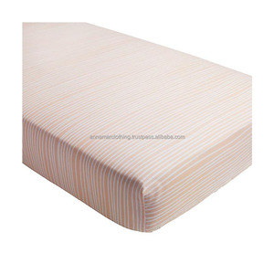 Private Label Top Quality Organic Fitted Baby Crib Sheet - Product Image 1