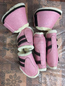 Tendon Horse <b>Boots</b> Fabric Protection For Racing Horses Durable Leg Support And <b>Safety</b> Equipment For Equestrian Sports - Product Image 4