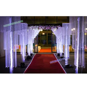 Wedding Aisle Decoration Fiber Glass <b>Pillars</b> Hanging Customized Color Size Lightweight Simple Walkway <b>Pillars</b> Different Style - Product Image 1