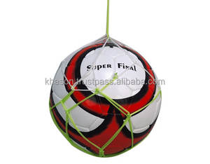 VENTE EN GROS SAC DE BALLE DE SOCCER FOOTBALL MAILLE DE STOCKAGE PORTE-BALLE DE SPORT SAC DE TRANSPORT EN NYLON PORTE-BALLE UNIQUE DURABLE 2 PAQUET - Product Image 3