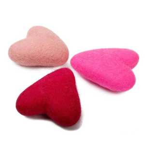 Feutre fait main et étoiles perlées pour décorations de Noël - Product Image 1