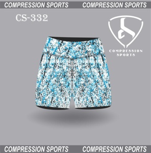 Shorts Deportivos de Yoga para Mujer, Cintura Alta, Antibacterianos, Anti-UV, Transpirables, de Secado Rápido, Elásticos en Cuatro Direcciones, Spandex/Poliéster - Product Image 6