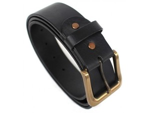 Cinturón de piel de vaca de lujo para hombre con tobogán para hebilla Correa de fácil ajuste sin agujeros Versátil para viajes de trabajo o uso de fin de semana - Product Image 2