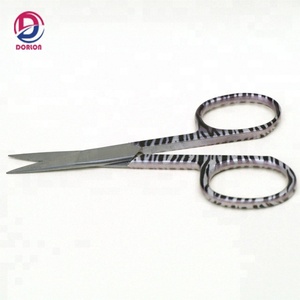 Straight Blade Nail Scissors Custom Design <b>Paper</b> Coated Manicure Scissors Private Labeling Beauty Cosmetic Scissors - Product Image 2