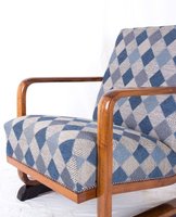 Fauteuil individuel en bois massif de style moderne indien, mobilier de luxe pour salon, chaise de canapé pour hôtel et restaurant