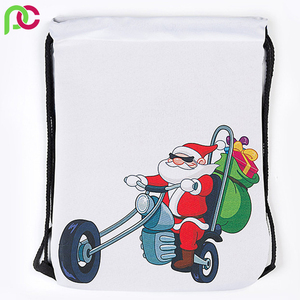 Bolsa de regalo de Navidad personalizada al por mayor, almacenamiento personalizado para viajes, juguetes para niños, lavandería, sacos de Papá Noel con cordón de algodón - Product Image 6