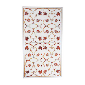 Natural Stone Inlay High Quality Marble Dining Table Tops - Product Image 1