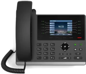 حار بيع الصوت عبر بروتوكول الإنترنت الهاتف المؤسسة HD S5G IP الهاتف 6 خطوط هاتف ذكي مع شاشة الكريستال السائل