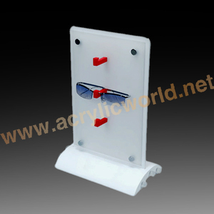 Rotating Custom Height <b>Acrylic</b> Floor <b>Display</b> <b>Stand</b> For Sunglasses - Product Image 3
