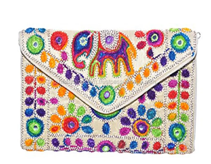 Jaipuri beautiful boho banjara clutch bag