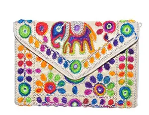 Tas Clutch Jaipuri Boho Ujara Cantik