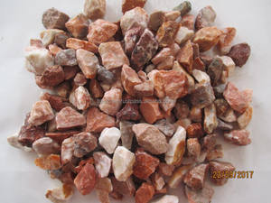 Guijarro de mármol rosa moderno con características de diseño gráfico y efectos de astillado para soluciones de Villa - Product Image 2