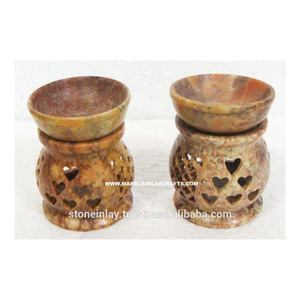 Pure Soapstone <b>Tea</b>-Light Aroma Oil lamp - Product Image 1
