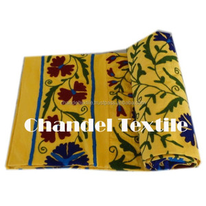 ผ้าคลุมเตียงปักลายซูซานี ผ้าปูที่นอนผ้าฝ้าย ผ้าคลุมผนัง ผ้าคลุมโต๊ะ ผ้าคลุมเตียงปักลายซูซานีแบบอุซเบก - Product Image 5