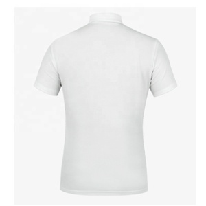 100% algodón personalizado para camisetas de polo tela de punto de color sólido - Product Image 4