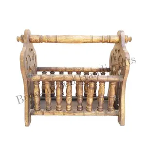 Wholesale Supplier of Creative Wooden Handmade Book Stand Holder for Desk Organizer at Discounted Price for Online Sellers