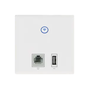 Atacado router u marca-COMFAST 300Mbps Parede Incorporado AP Router 2.4G Sem Fio Ponto de Acesso WI-FI Painel 86 RJ11 + RJ45 Porta Telefone AP CF-E536N