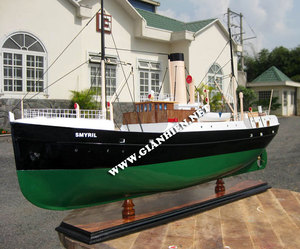 Bateau en bois smyd'enfants, modèle décoration en bois - Product Image 1