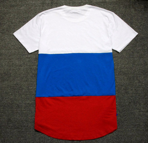 Nouvelle mode zips latéraux t-shirts - Product Image 4