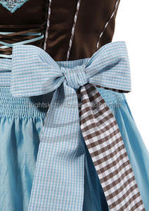 ชุดเดรสแม่บ้านสำหรับผู้หญิงแนวคลาสสิก,ชุดเดรสลำลองสำหรับผู้หญิงทำจากเบียร์ Dirndl แบบยุโรป (บาวาเรีย Dirndls แบบดั้งเดิม) - Product Image 4