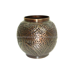 Bougeoir votif en métal pour Noël Décoration noire moderne - Product Image 3