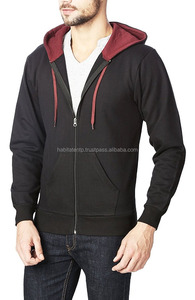 Sweats à capuche Streetwear de créateur pour hommes Logo personnalisé Sweats à capuche d'hiver épais Baggy fermeture éclair complète mode produit thermique de haute qualité - Product Image 3