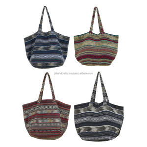 Sac en bandoulière Hobo pour femmes, grands sacs fourre-tout Banjara en coton pour dames, gitan, vente en gros - Product Image 1