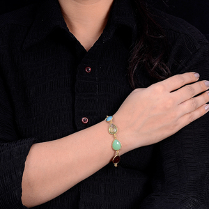 2018กำไลข้อมือหินหลากสีหรูหราสำหรับผู้หญิงเครื่องประดับดีไซน์ที่เป็นเอกลักษณ์ - Product Image 1