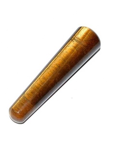 หินธรรมชาติตาเสือโอเบลิสก์ไม้โมราเรียบเรกิธีมคริสตัลรูปปั้นหินอัญมณีสำหรับการรักษา - Product Image 1